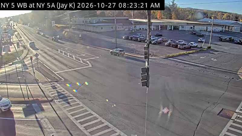 NY 5 WB at NY 5A (Jay K) live camera view