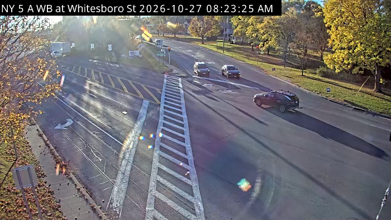 NY 5A WB at Whitesboro St live camera view