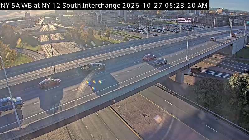 NY 5A WB at NY 12 South Interchange live camera view
