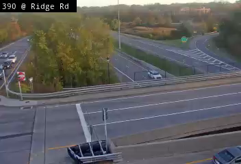 NY-390 at NY-104 (Ridge Road) live camera view
