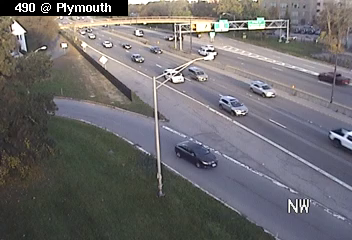 I-490 at Plymouth Avenue live camera view