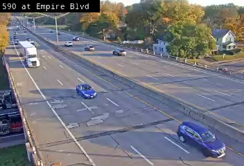 NY-590 Southbound at Empire Blvd live camera view