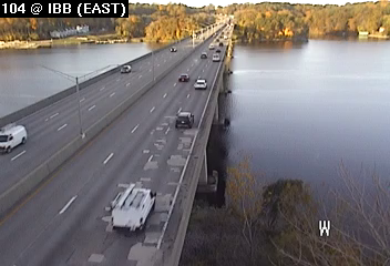NY-104 at Irondequoit Bay Bridge (East) live camera view