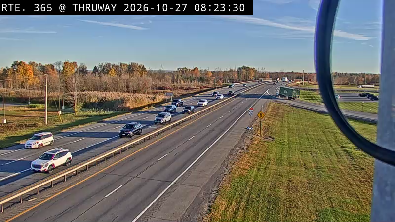 NY 365 EB at I-90 Exit 33 live camera view