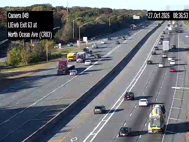 I-495 at North Ocean Ave (Exit 63) live camera view