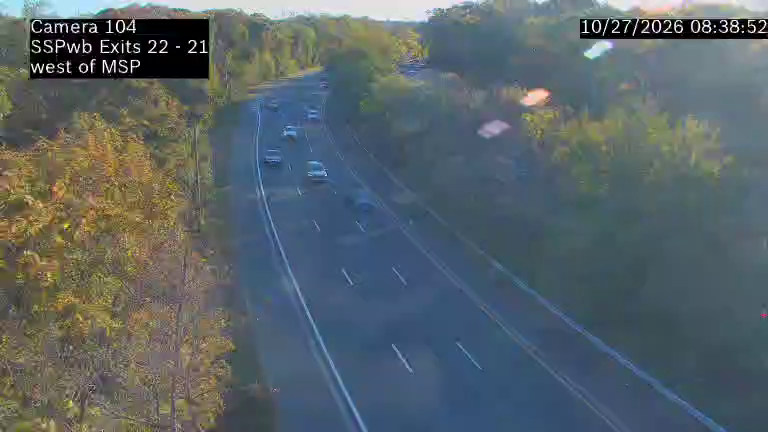 SSP between Exit 22 (MSP) and Exit 21 (Nassau Rd) live camera view