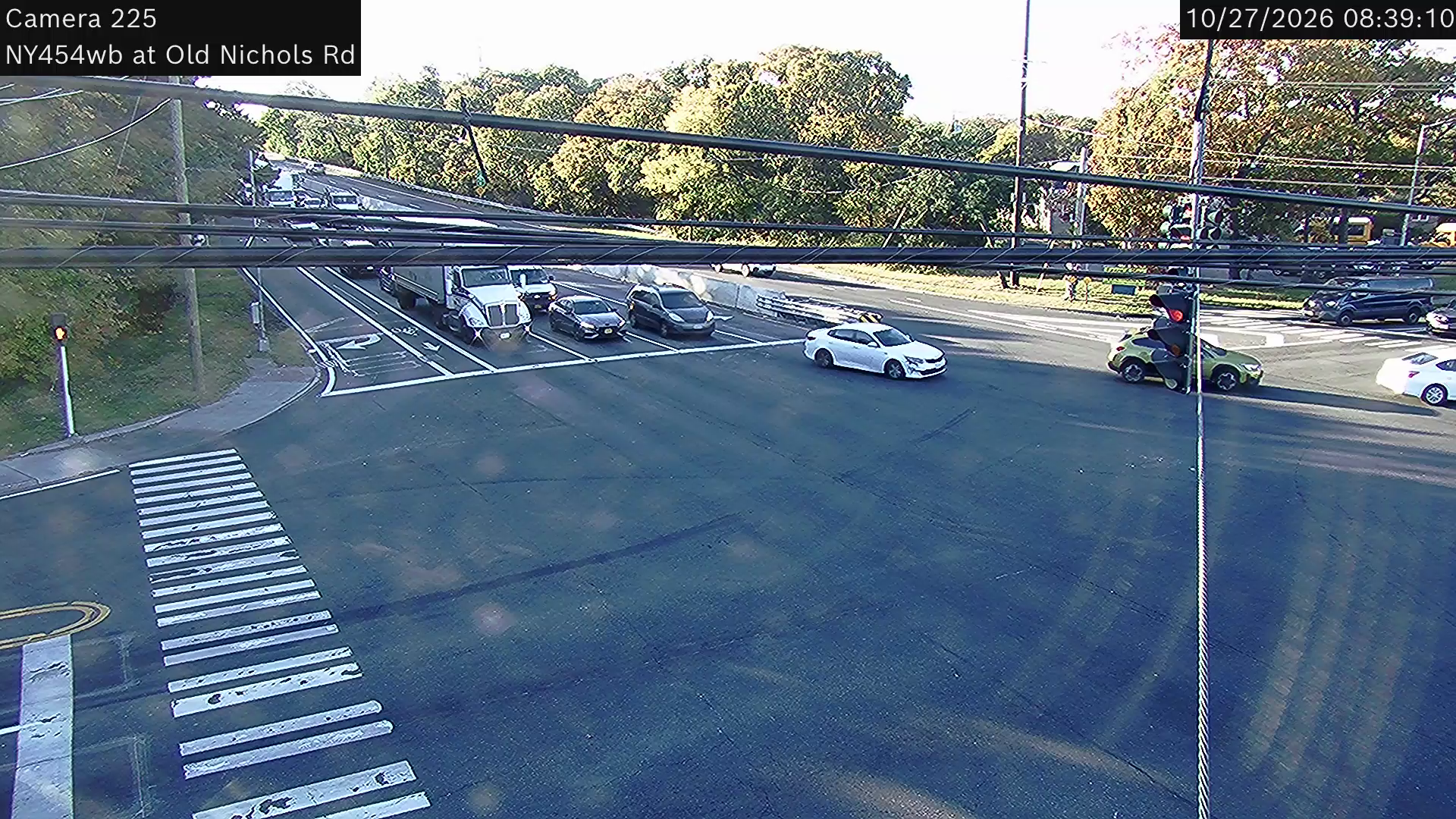 NY 454 at Suffolk Ave; Northwest live camera view