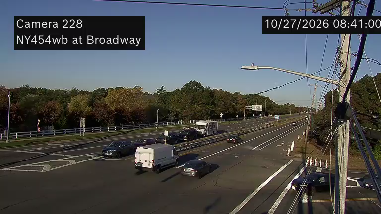 NY 454 at Broadway Ave; Northeast live camera view