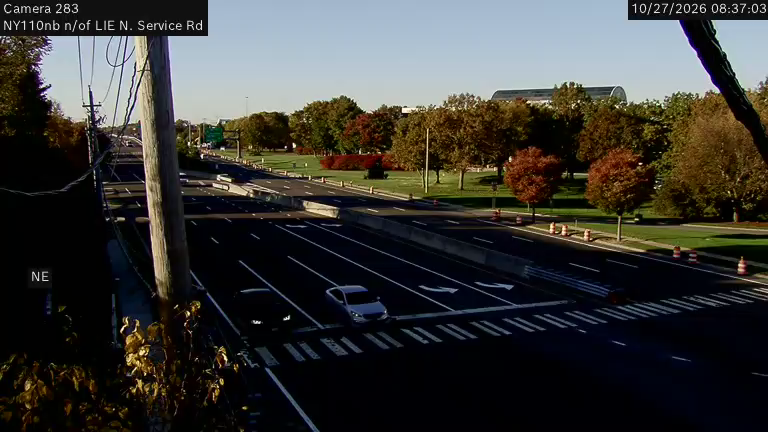 NY 110 Northbound at Nikon Driveway live camera view