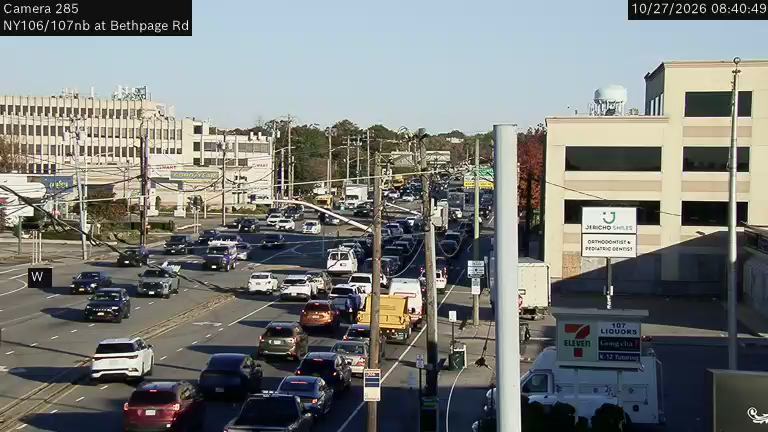NY106/107 at Bethpage Road live camera view