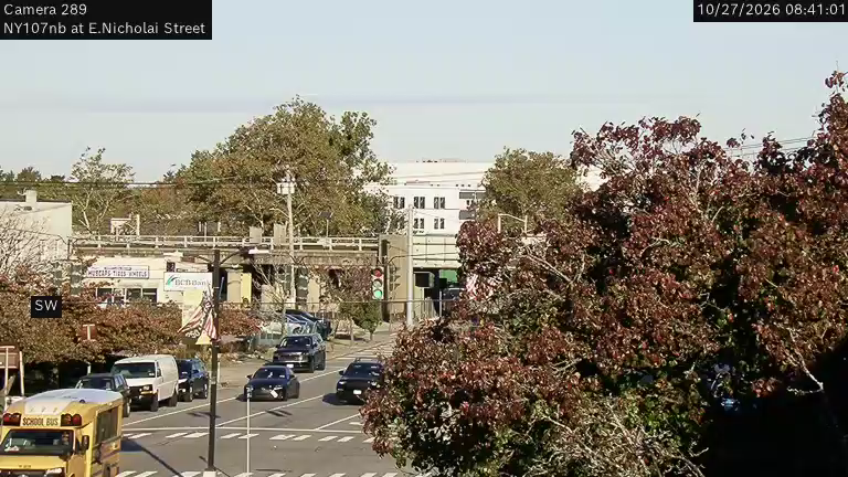 NY107 at Nicholai Street live camera view