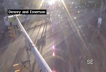 Dewey Ave at Emerson St live camera view