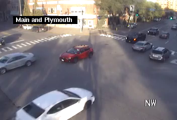 West Main St at South Plymouth Ave live camera view