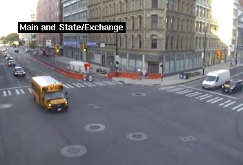 West Main St at State St/Exchange St live camera view