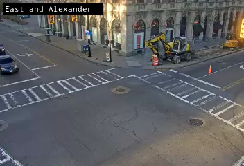 East Ave at Alexander St live camera view