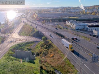 I-690 west of Exit 12B (Orange Lot) live camera view