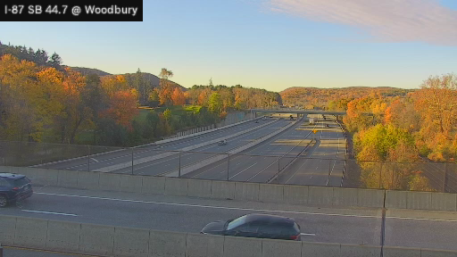 I-87 MP 44.70 SB at Woodbury Toll Gantry live camera view
