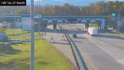 I-87 MP 60.30 NB at Interchange 17 (Newburgh) live camera view