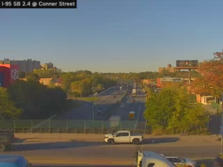 I-95 MP 2.40 SB at Interchange 13 (Conner Street) live camera view