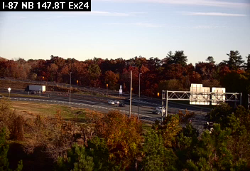 I-87 MP 147.80 NB Just South of Interchange 24 (Albany/I-90/I-87) live camera view