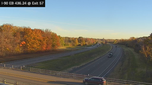 I-90 MP 436.24 EB at Interchange 57 (Hamburg) live camera view