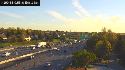 I-190 MP 0.55 SB at Interchange 1 (South Ogden Street) live camera view