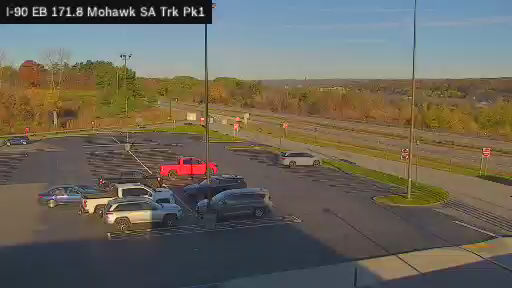 I-90 MP171.8 EB Mohawk Service Area Truck Park 1 live camera view