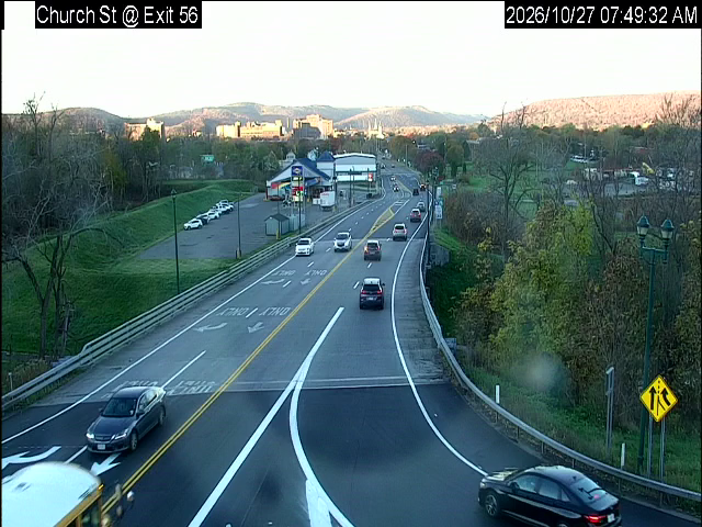 I-86 Exit 56 Eastbound Ramp at Church St (NY 352) live camera view