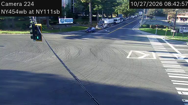 NY 454 at NY 111; Northwest live camera view