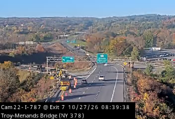 I-787 at Exit 7 (Menands Bridge live camera view