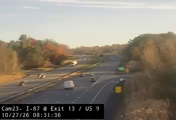 I-87 at Exit 13 (US 9 live camera view