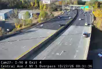 I-90 WB at Exit 4 (Central Ave Overpass) live camera view