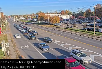 NY 7 at Albany-Shaker Road live camera view