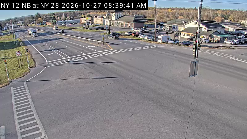 NY 12 NB at NY 28 live camera view
