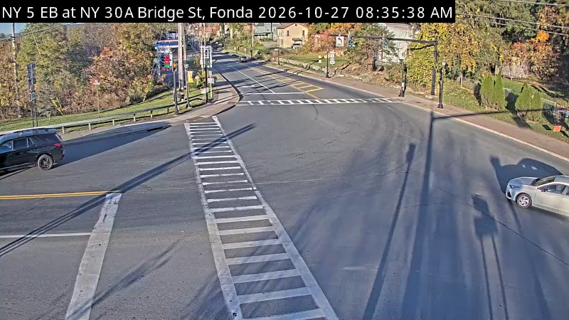 NY 5 EB at NY 30A Bridge St live camera view