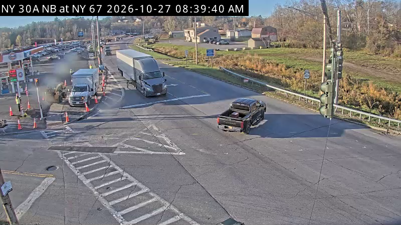 NY 30A NB at NY 67 live camera view