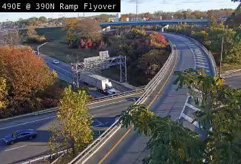 I-490 East Ramp to NY-390 North live camera view