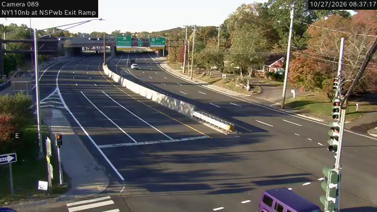 110 at Westbound NSP Exit Ramp live camera view