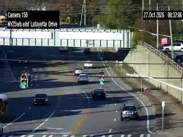 NY 25 at Lafayette Ave live camera view
