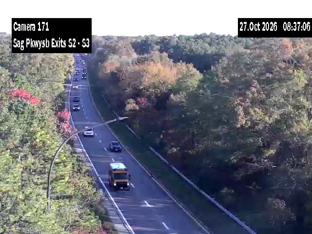 SAG Exits S2(Crooked Hill Rd) to S3(Pine Aire Dr) live camera view