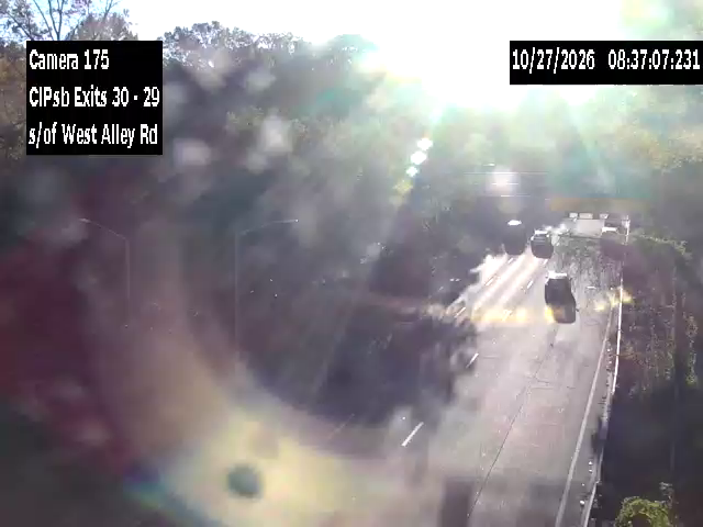 CIP South of West Alley Rd. live camera view