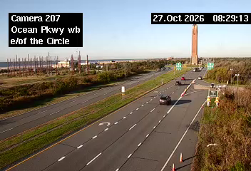 OP Westbound East of the Circle live camera view