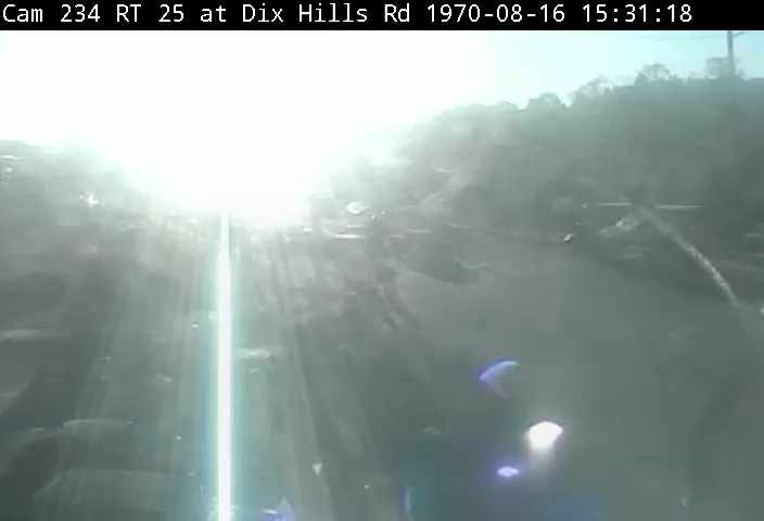 NY 25 at Dix Hills Road live camera view