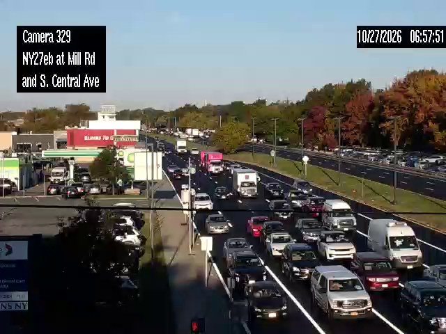 NY 27 at Mill Rd live camera view