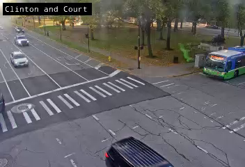 Clinton Ave at Court St live camera view