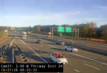 I-90 at the Exit 24 Tolls live camera view