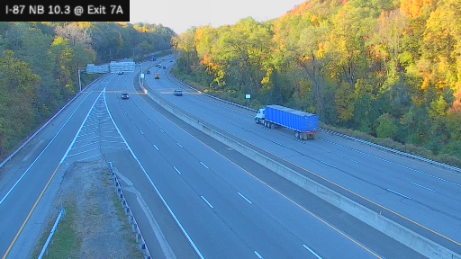 I-87 MP 10.30 NB at Interchange 7A (Saw Mill River Parkway) live camera view
