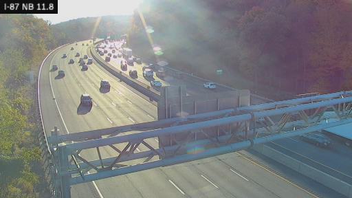 I-87 MP 11.80 NB Between Interchange 8 (I-287) and Interchange 9 (Tarrytown) live camera view