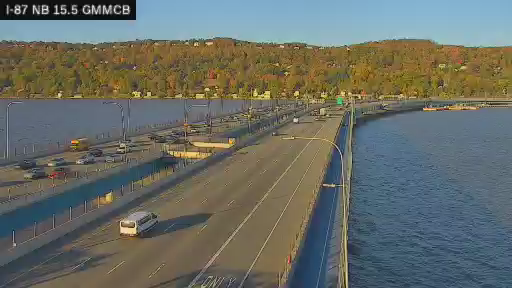 I-87 MP 15.50 NB Gov. Mario M. Cuomo Bridge live camera view