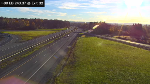 I-90 MP 243.37 EB at Interchange 32 (Westmoreland/Rome) live camera view